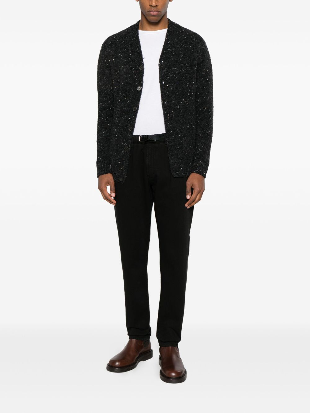 SCAGLIONE Luxurious Virgin Wool Sweater for Men - Fall Winter 25/26