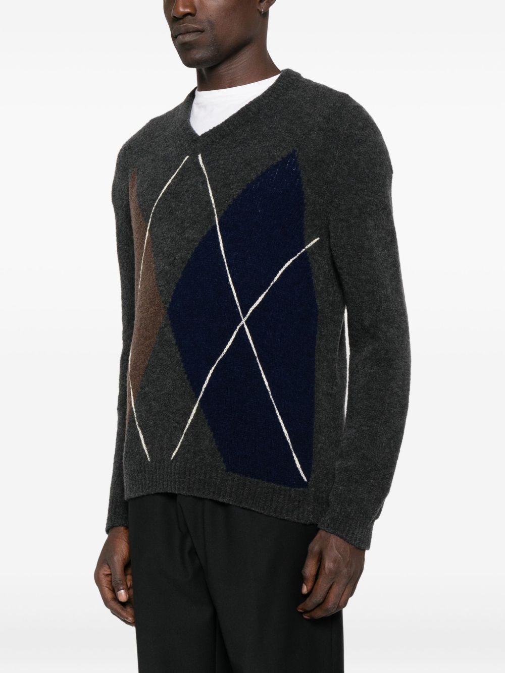 SCAGLIONE Stylish Gray Sweater for Men - Fall Winter Collection