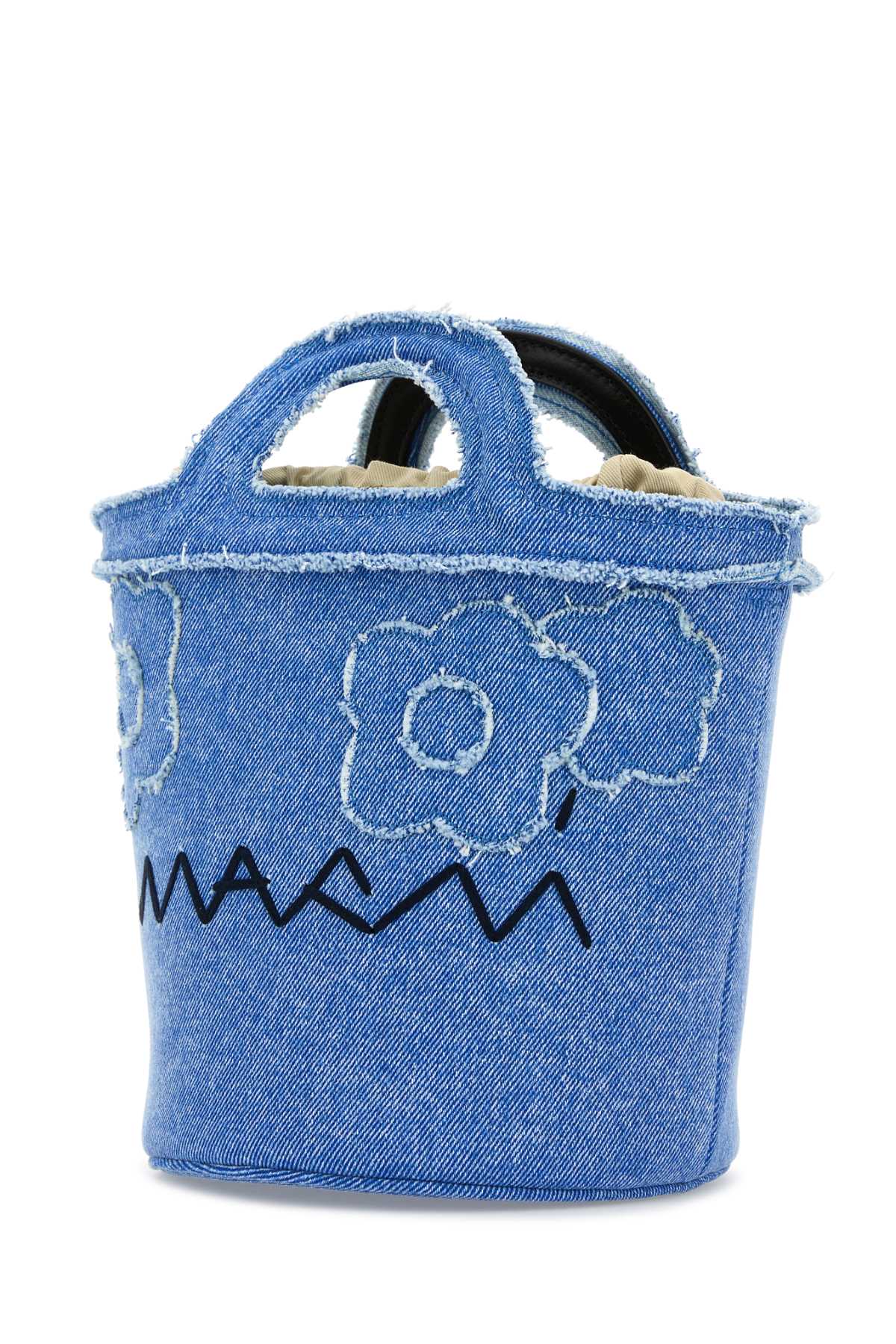 MARNI Denim Bucket Handbag