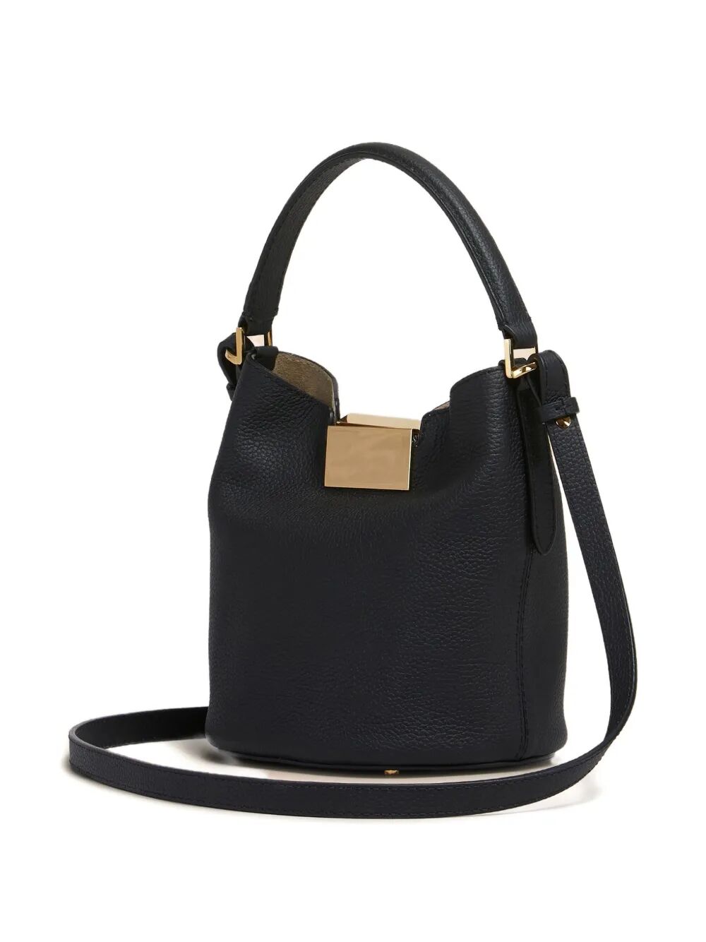 MARNI Pebbled-Leather Bucket Handbag