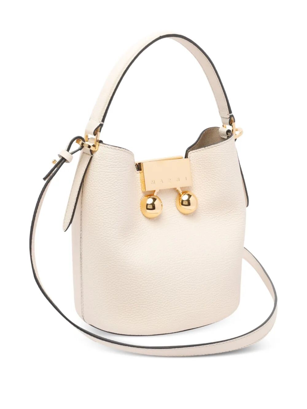 MARNI Mini Leather Bucket Handbag