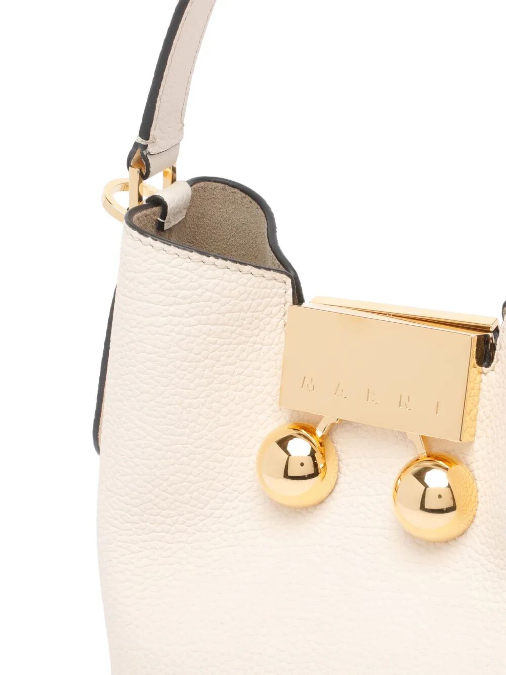 MARNI Mini Leather Bucket Handbag