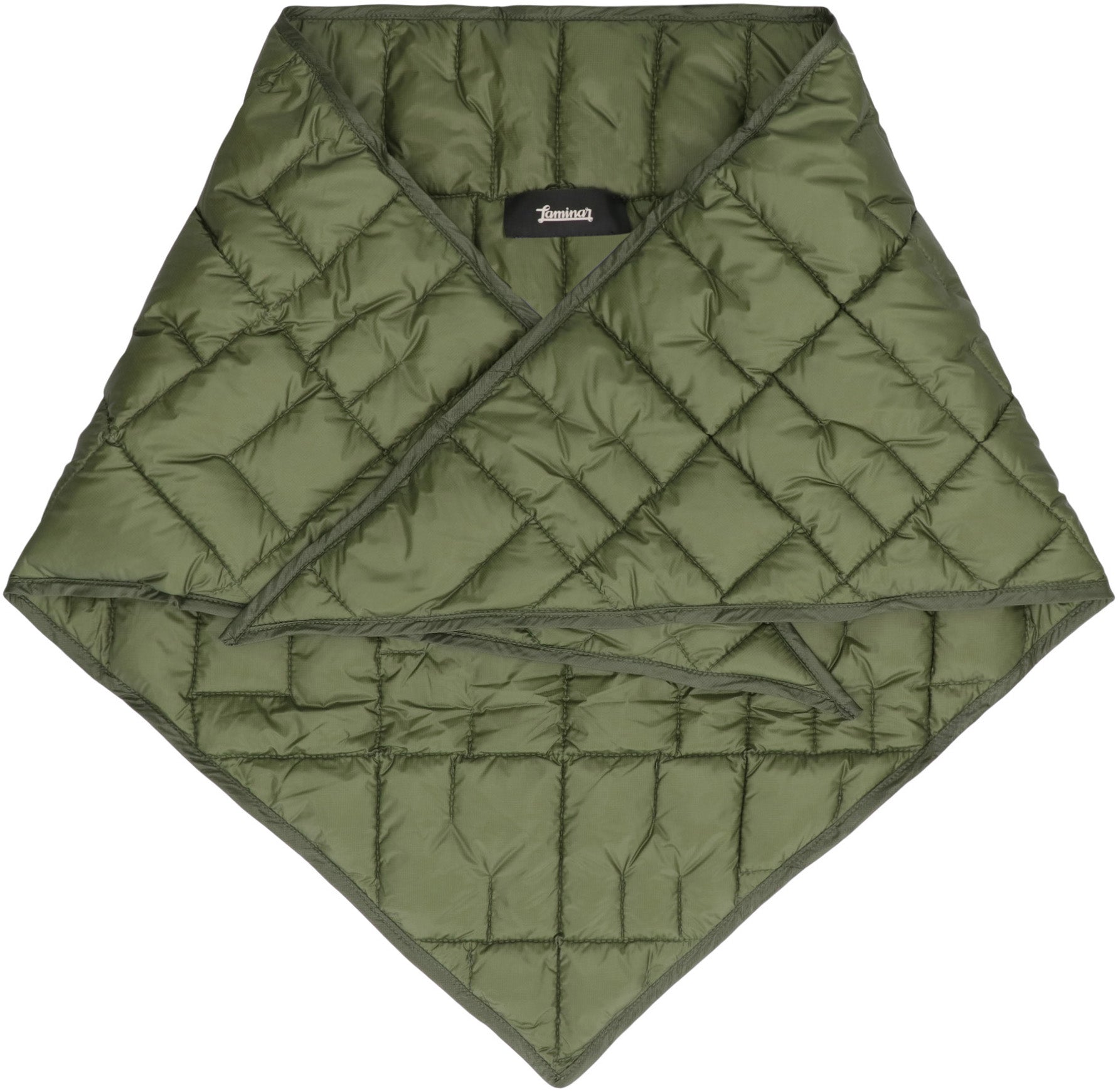 HERNO Mini Quilted Ripstop Laminated Scarf