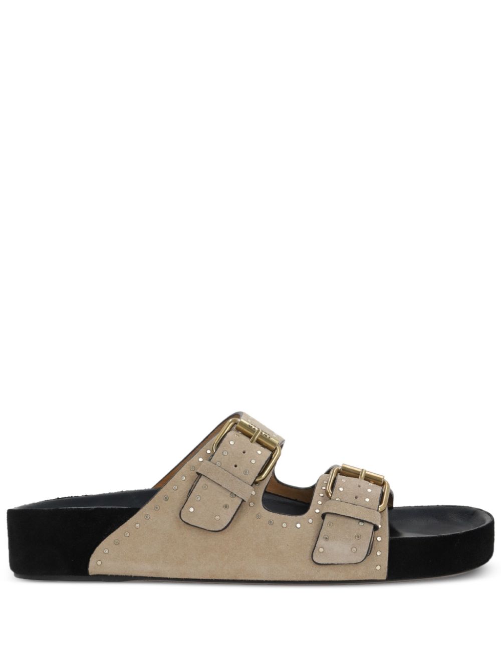 ISABEL MARANT Stylish Suede Leather Sandals with Buckle Fastening