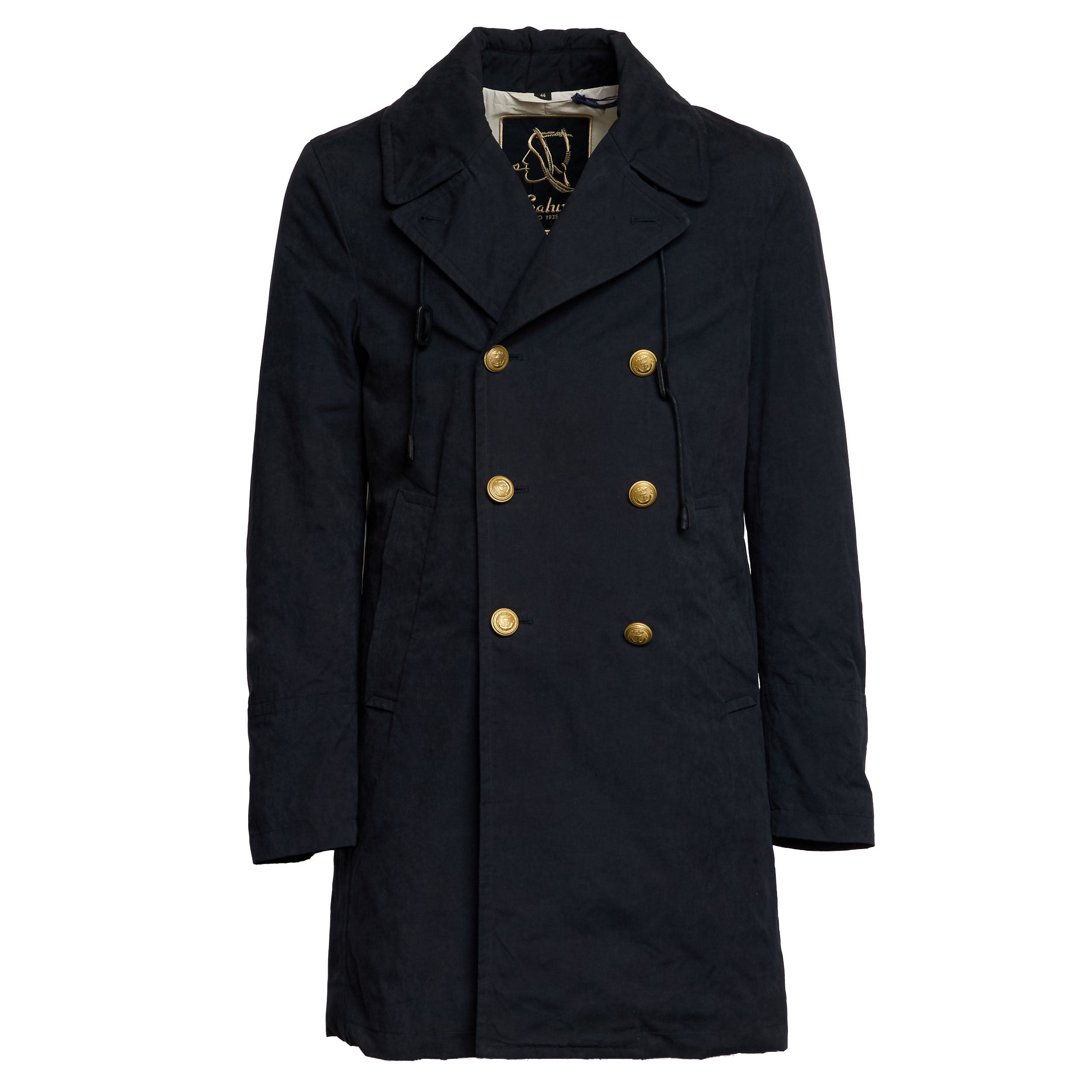 SEALUP Graphene Water-Repellent Peacoat with Hood for Men