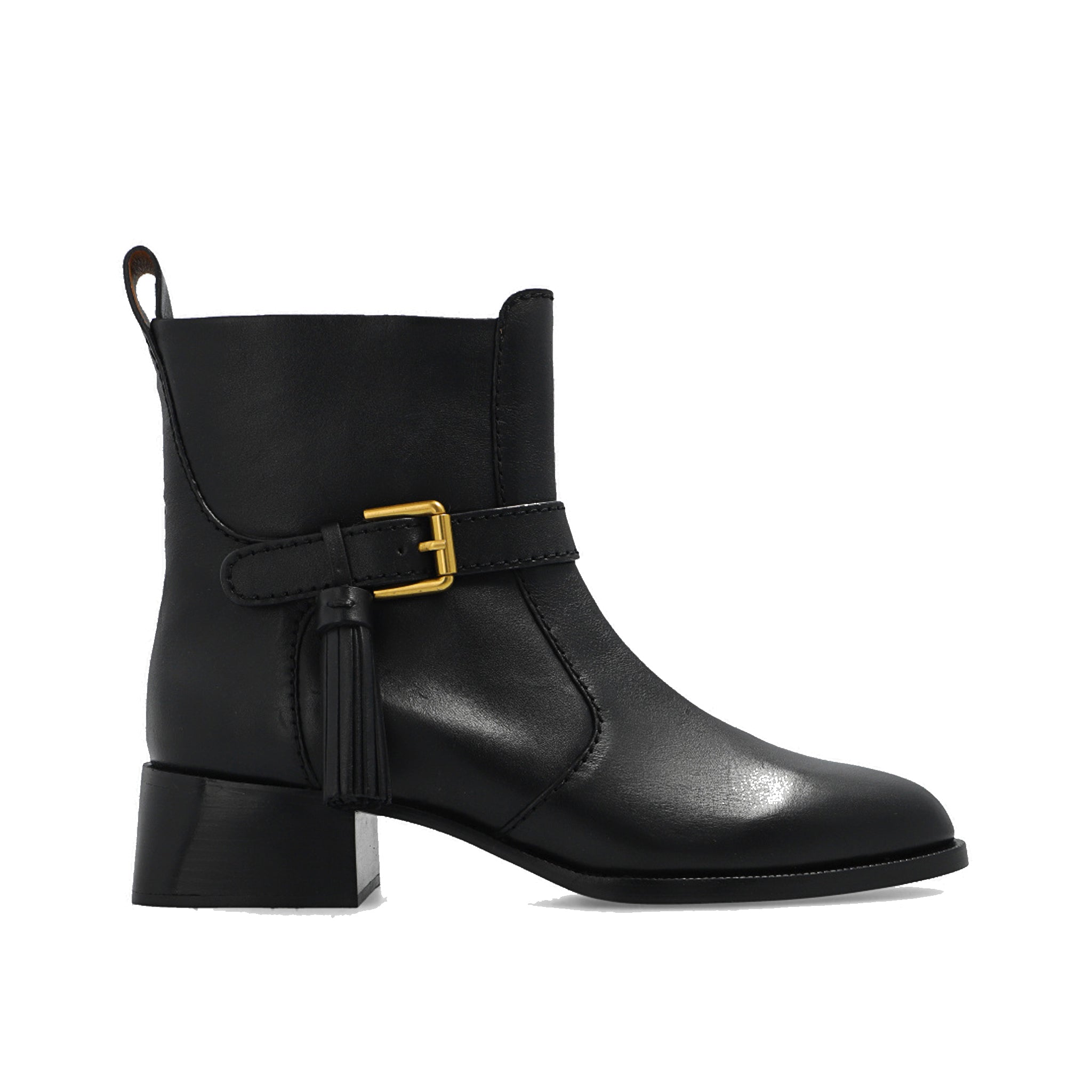 SEE BY CHLOE Lory Leather Ankle Boots for Women