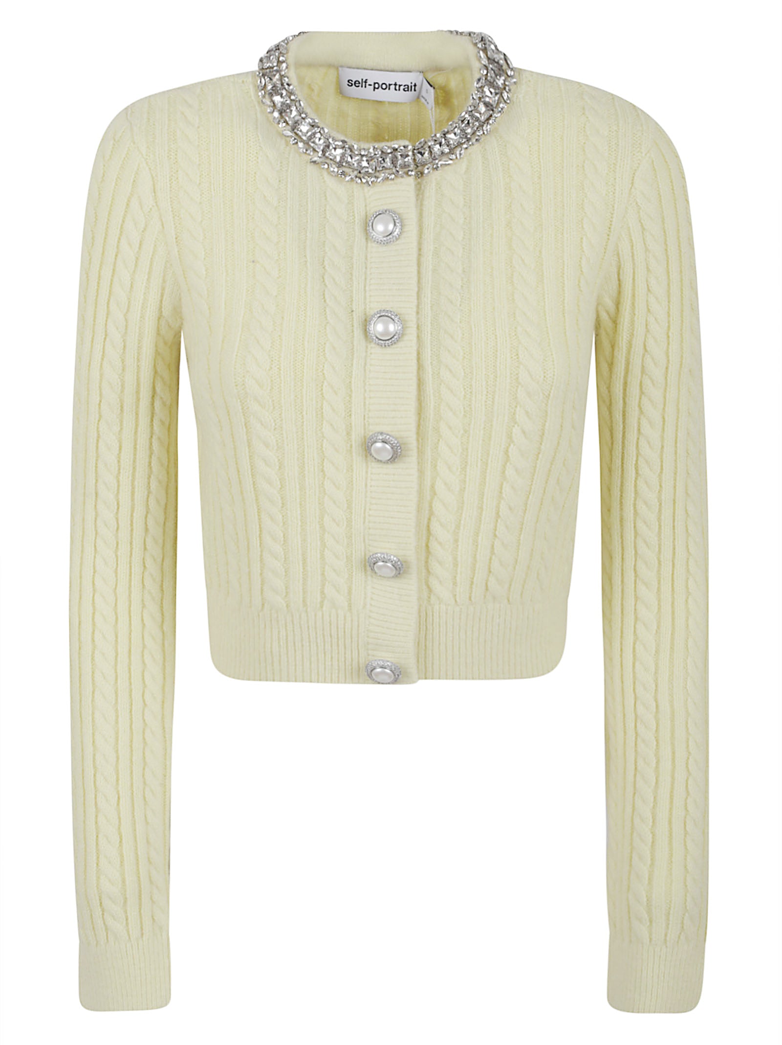 SELF PORTRAIT Luxurious Alpaca Knit Sweater for Women - Fall/Winter 2025