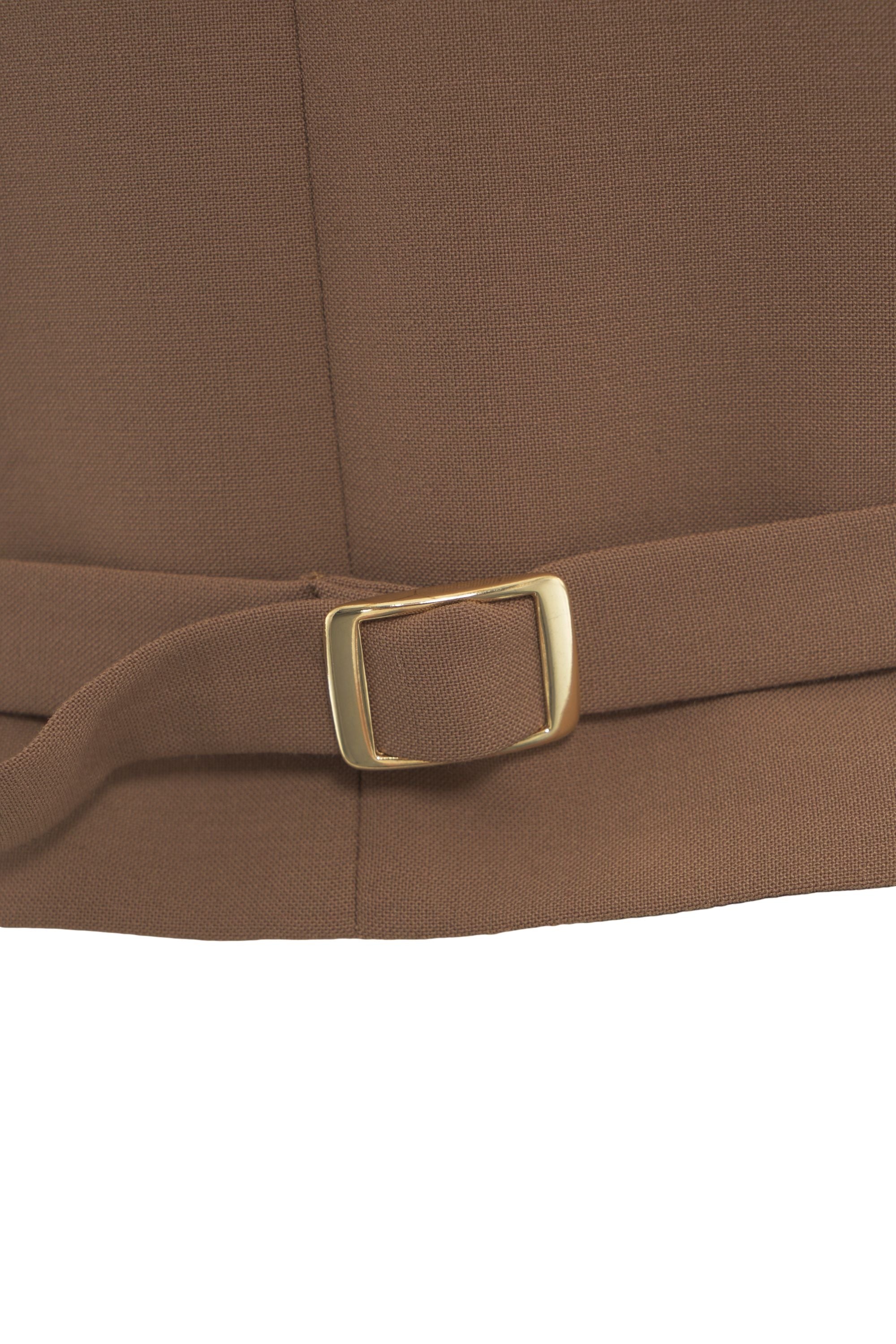 SEMICOUTURE Elegant V-Neck Waistcoat for Women - Fall Winter 25/26