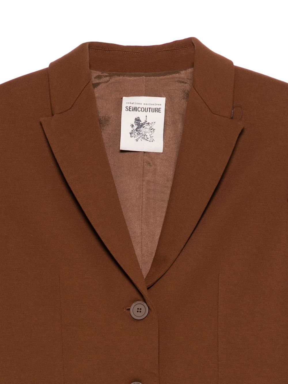 SEMICOUTURE Chic Outerwear Jacket for Women