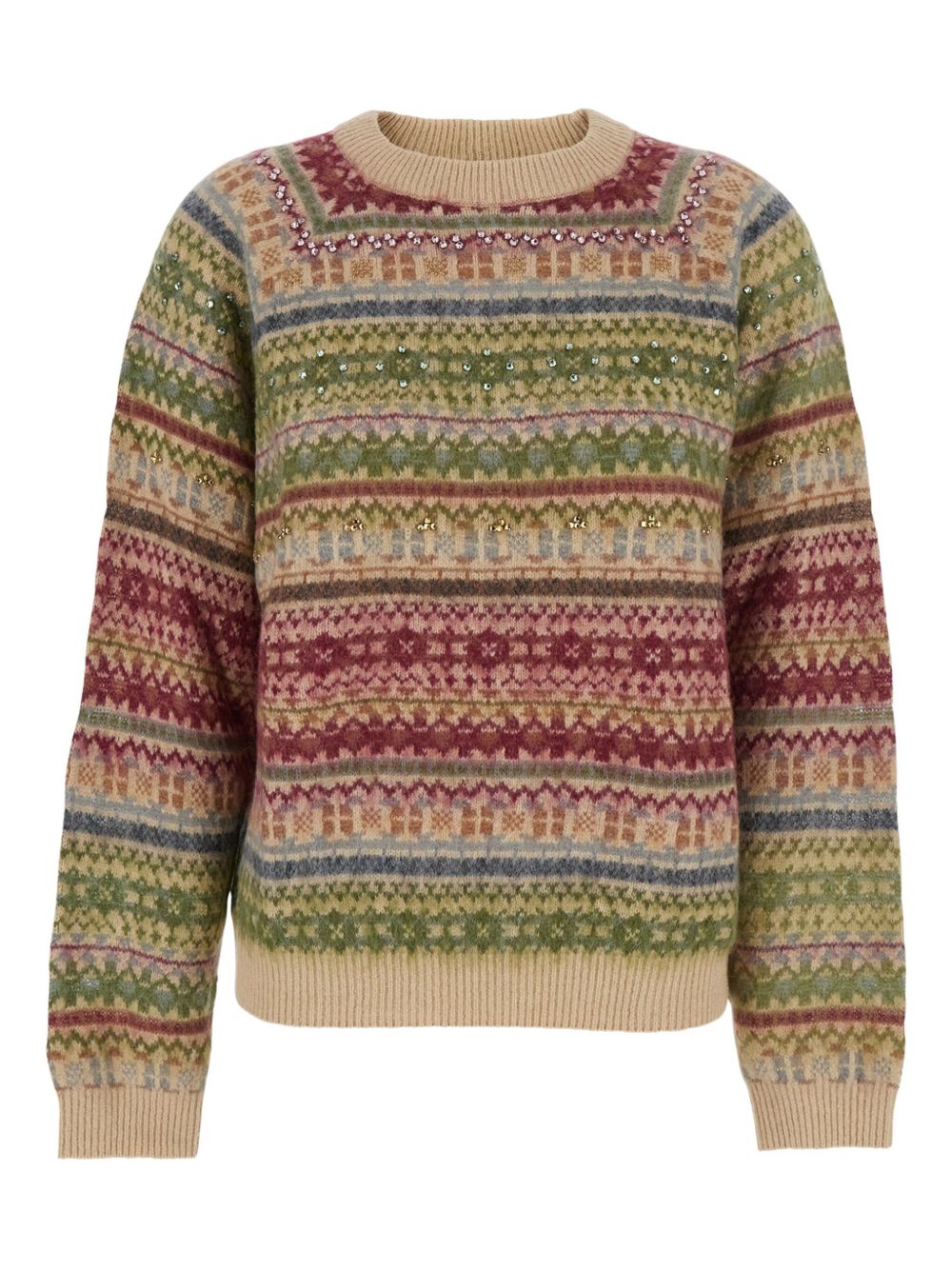 SEMICOUTURE Multicolour Cozy Sweater for Women - FW25