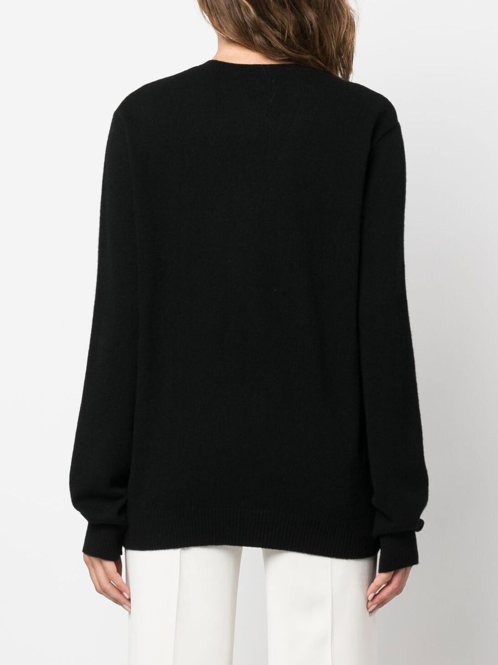 LOULOU STUDIO Women's Classic Cashmere V-Neck Sweater