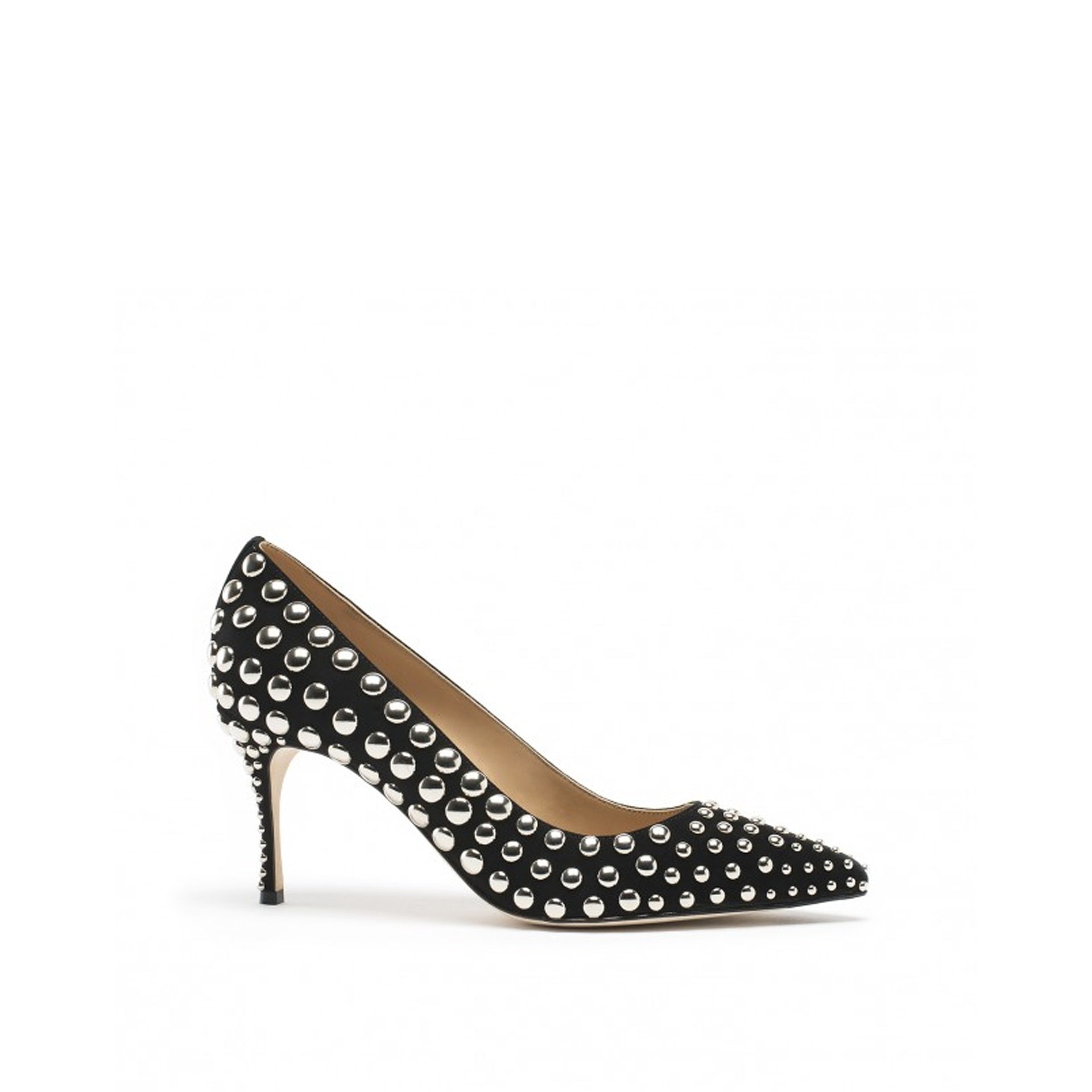 SERGIO ROSSI Elegant Studded Leather Pumps