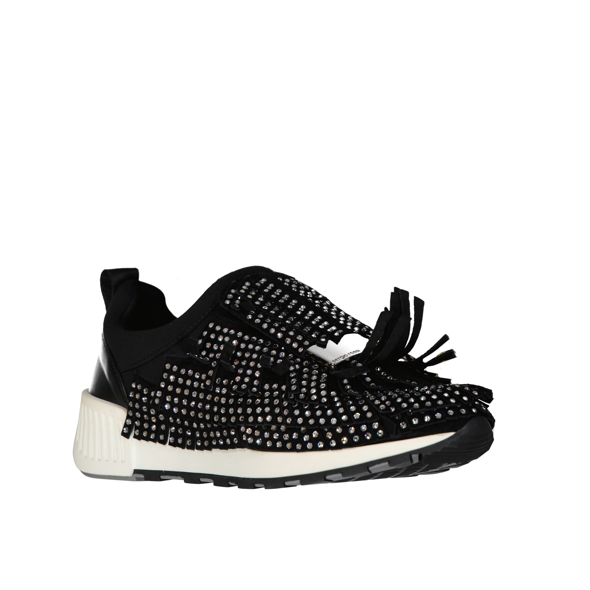 SERGIO ROSSI Crystallized Running Sneakers for Women - Fall Winter 24/25