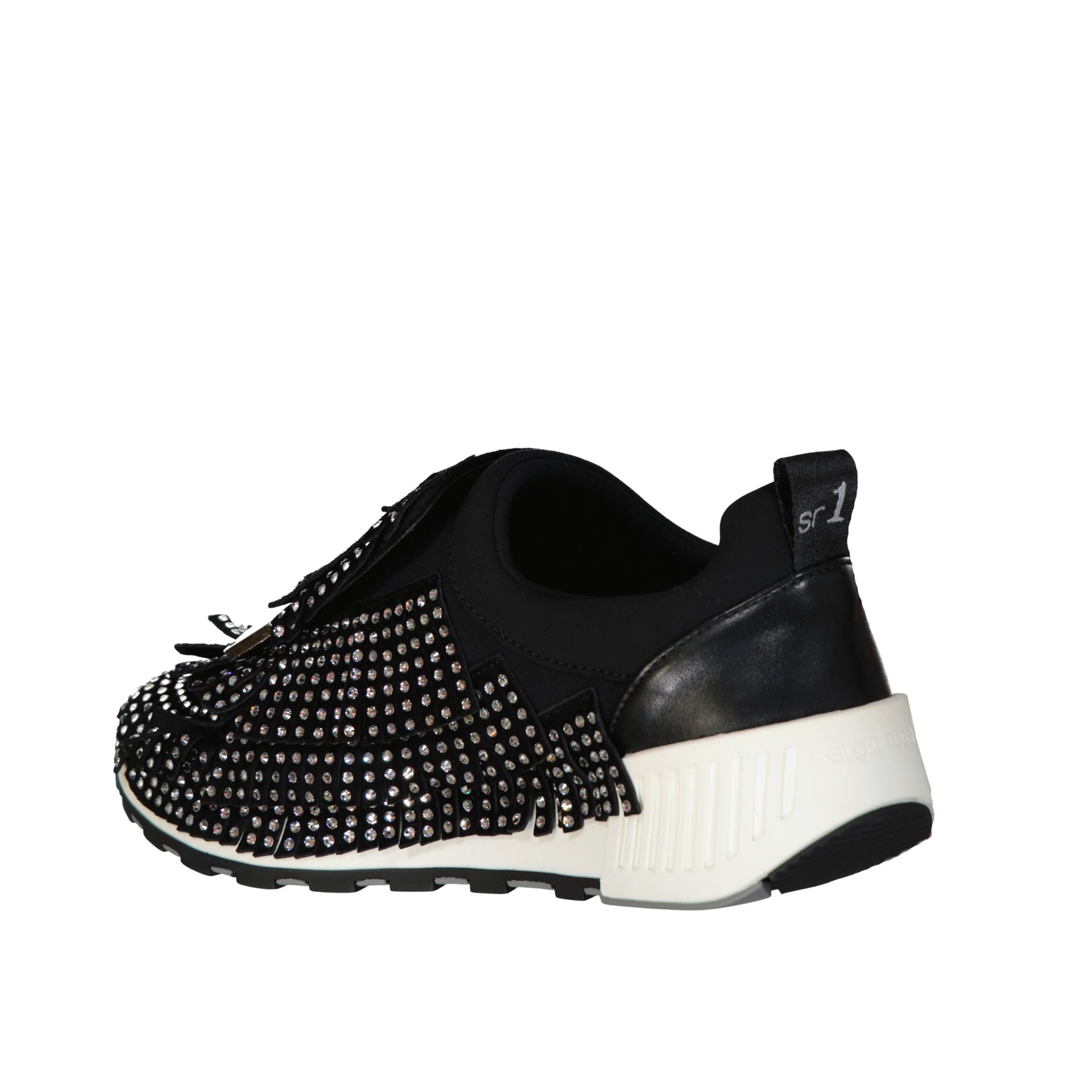 SERGIO ROSSI Crystallized Running Sneakers for Women - Fall Winter 24/25
