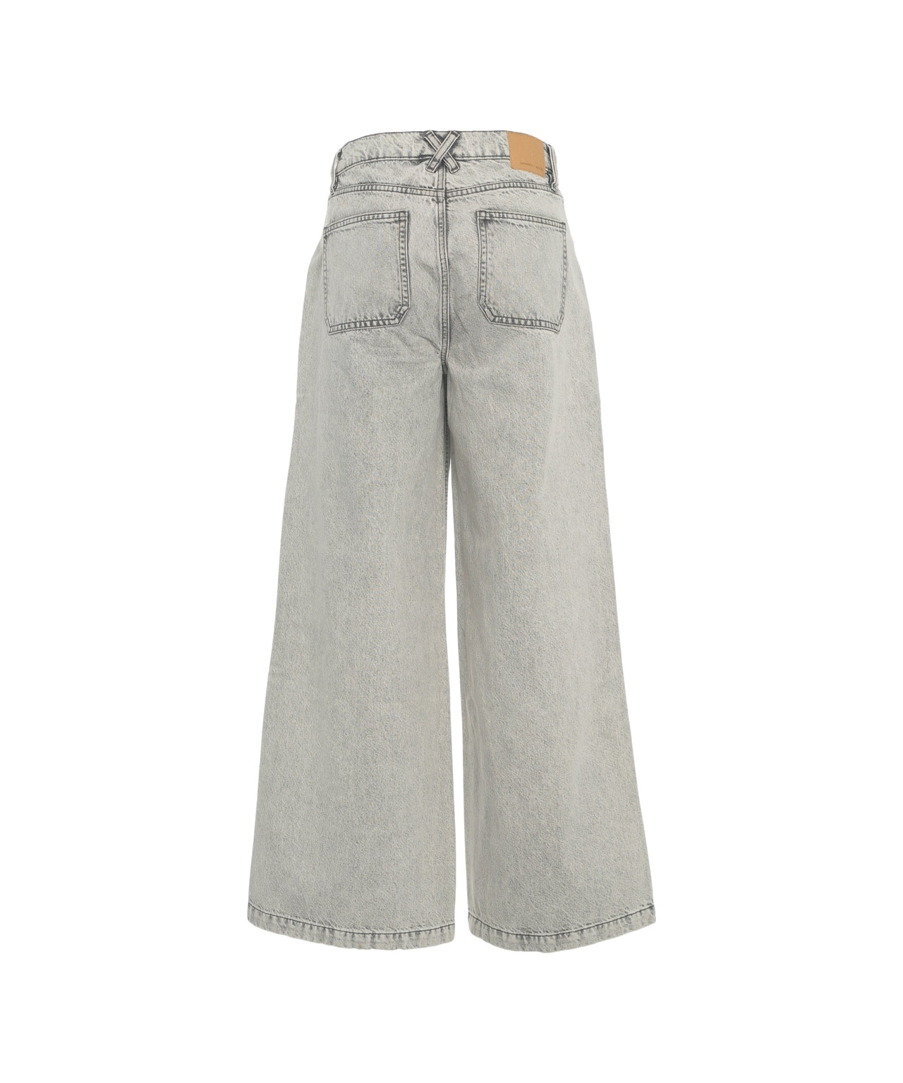 SEVENTY + MOCHI Wide Leg Jeans 'Silver Lining'