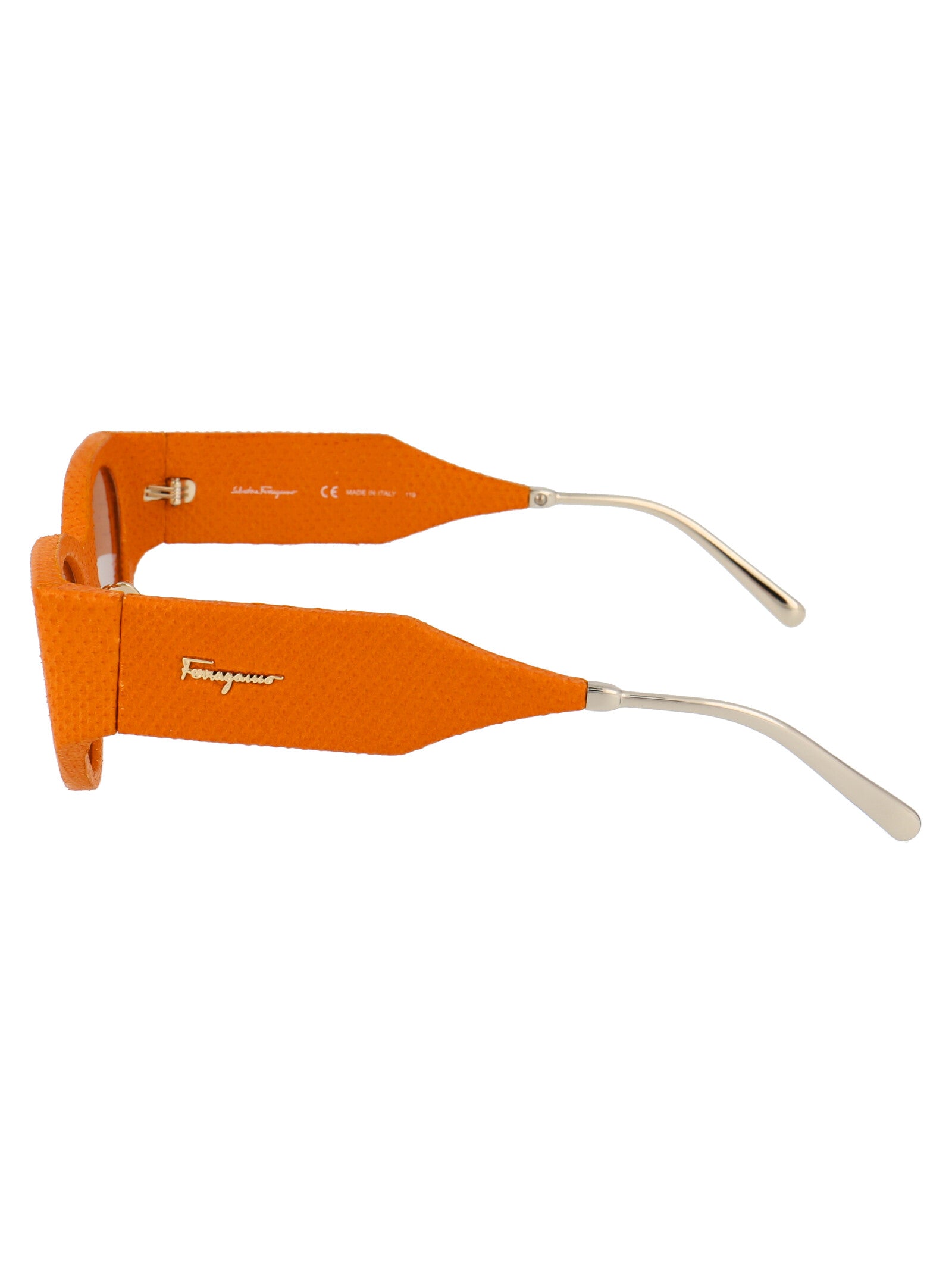 Ferragamo Elegant Karung Leather Sunglasses for Women - SS25 Collection