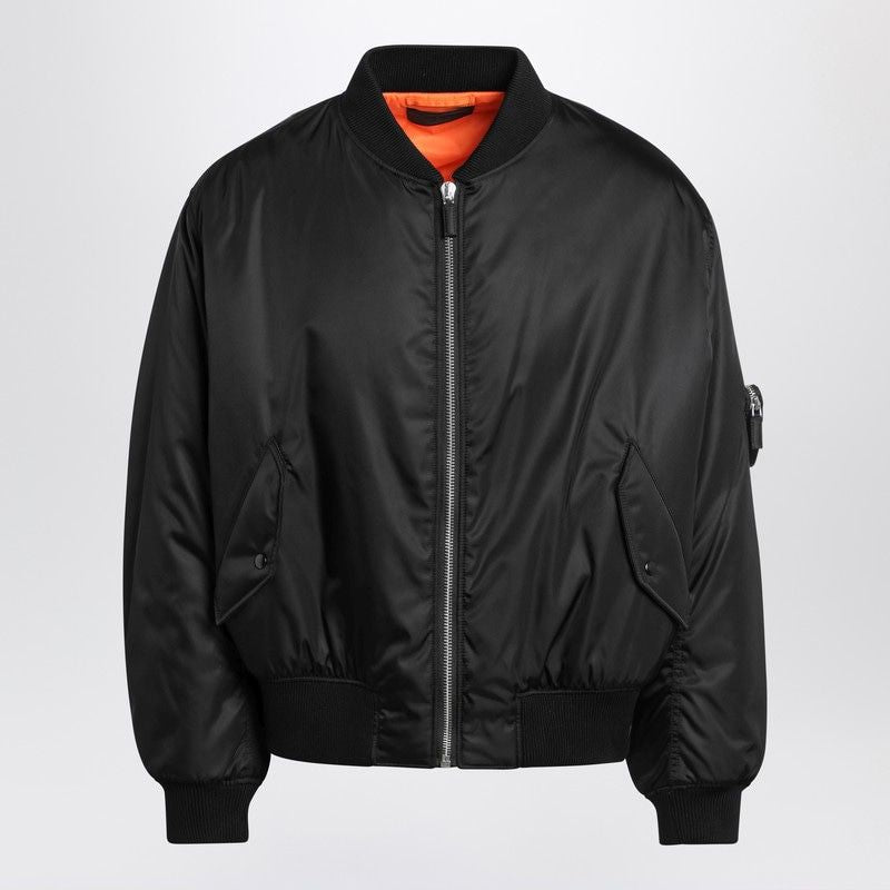 PRADA Padded Renylon Bomber Jacket - Men's Outerwear FW25