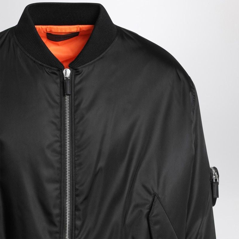 PRADA Padded Renylon Bomber Jacket - Men's Outerwear FW25