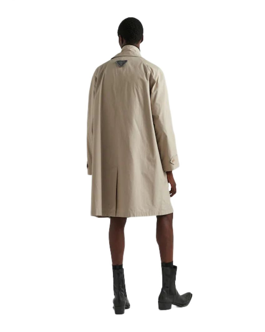 PRADA Men's Lightweight Panama Overcoat