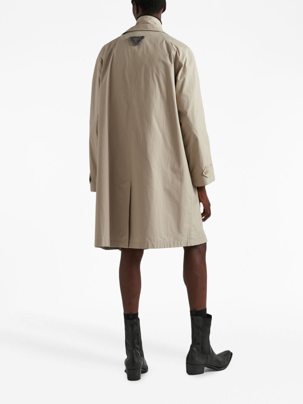 PRADA Men's Cotton-Blend Overcoat