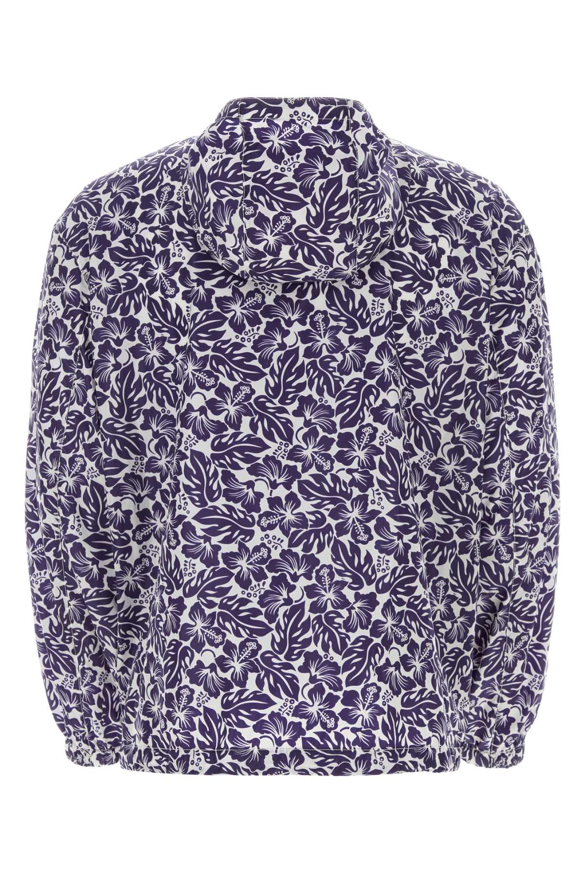 PRADA Printed Re-Nylon Windbreaker Jacket - FW23 for Men