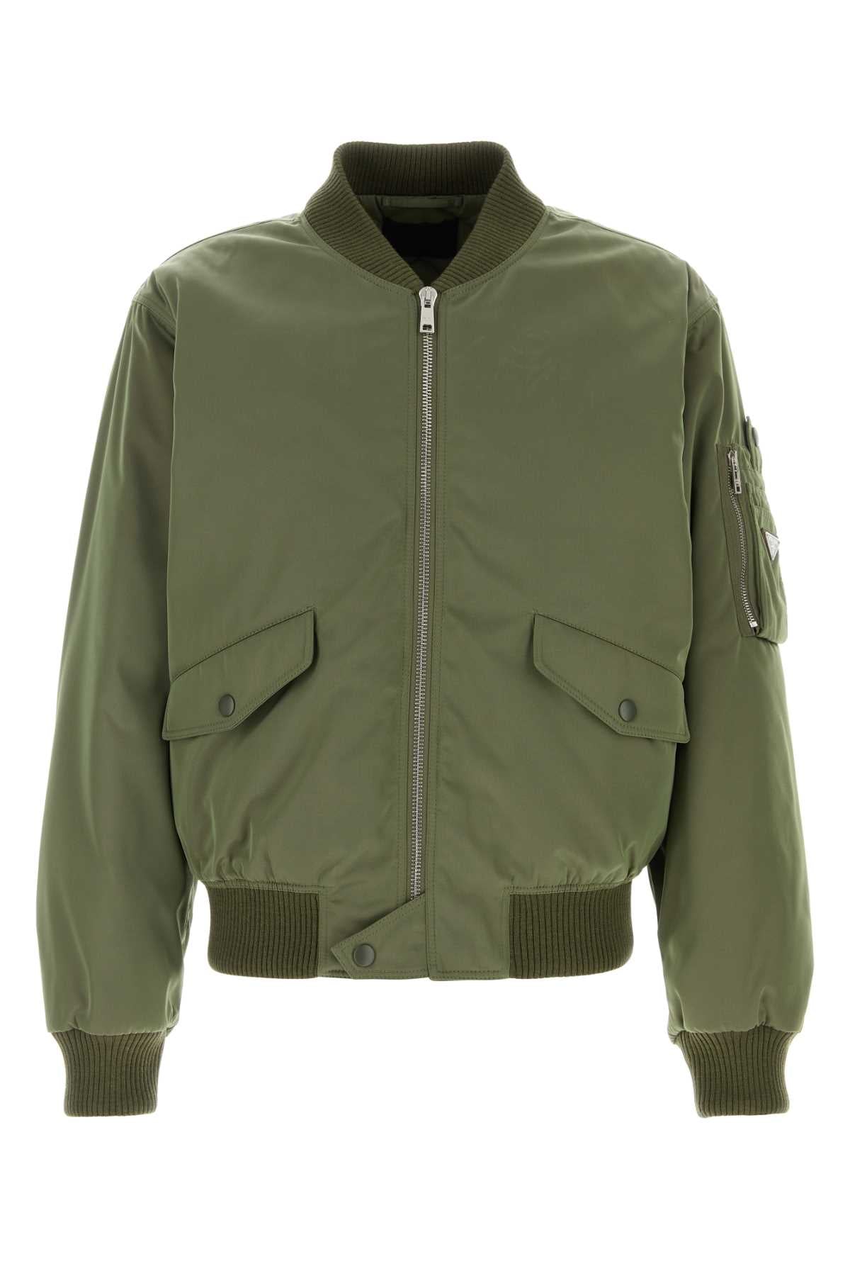 PRADA Nylon Bomber Jacket - SS25 Collection for Men