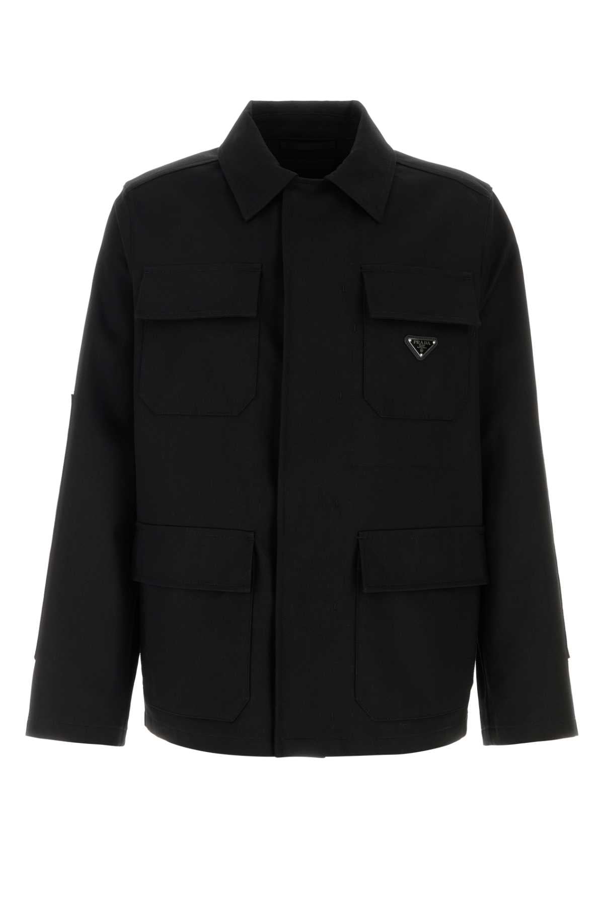PRADA Stylish Cotton Jacket for Men - SS25 Collection