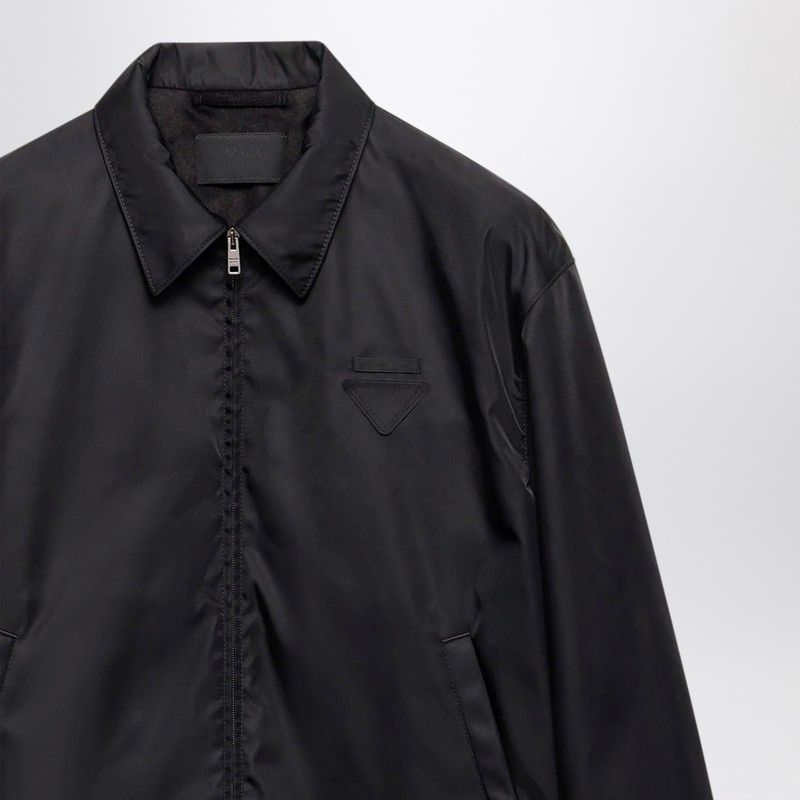 PRADA Zip-Up Re-Nylon Jacket for Men - FW25