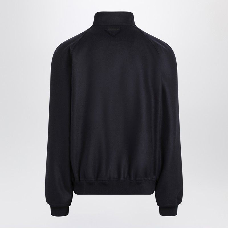 PRADA Wool and Cashmere Zip Jacket for Men - FW25