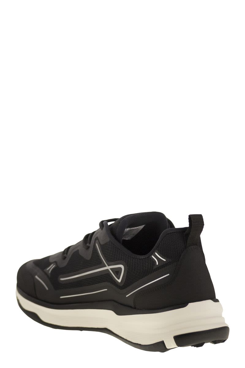 HERNO Nylon Trainers with Rubberised Details - 4.5 cm Sole Height