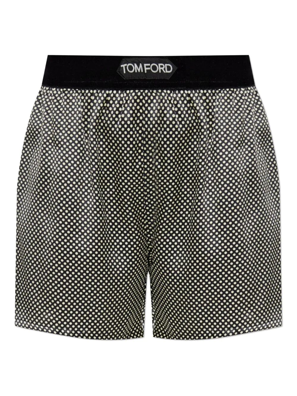 TOM FORD Polka Dot Silk PJ Shorts