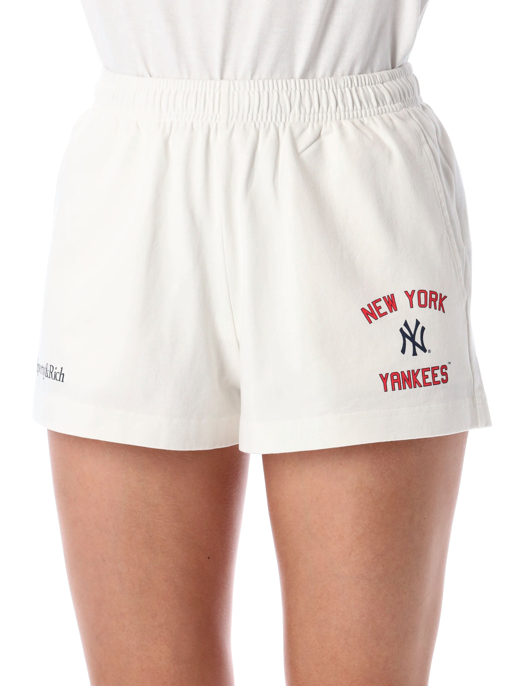 SPORTY & RICH Mini Athletic Disco Shorts