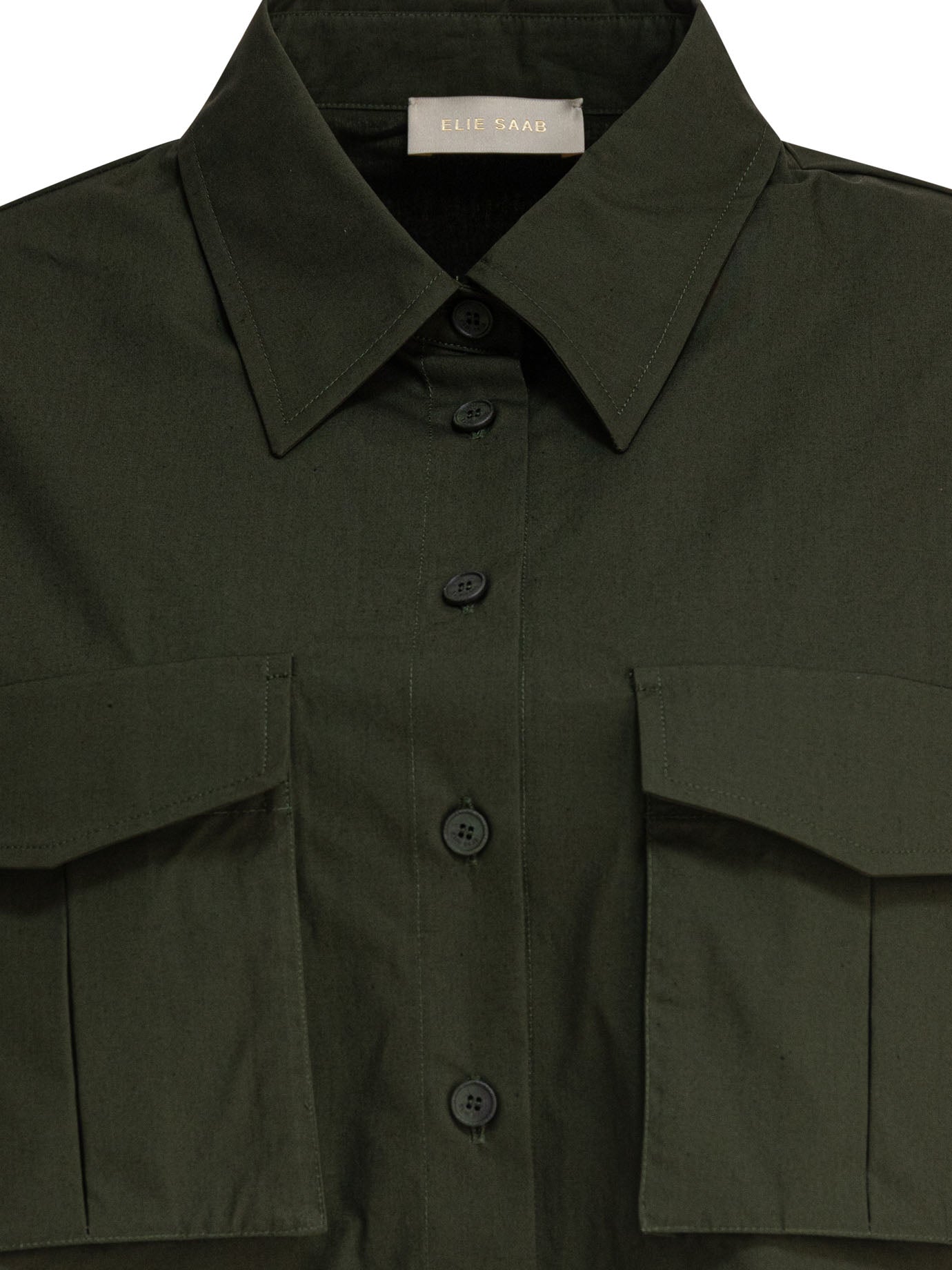 ELIE SAAB Relaxed Fit Cotton Poplin Shirt for Women