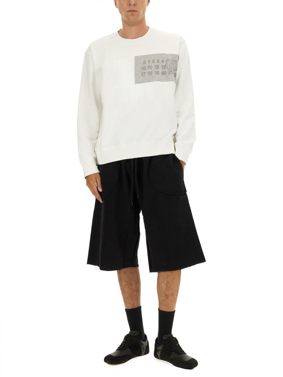 MM6 MAISON MARGIELA Cotton Sweatshirt for Men - FW25 Collection