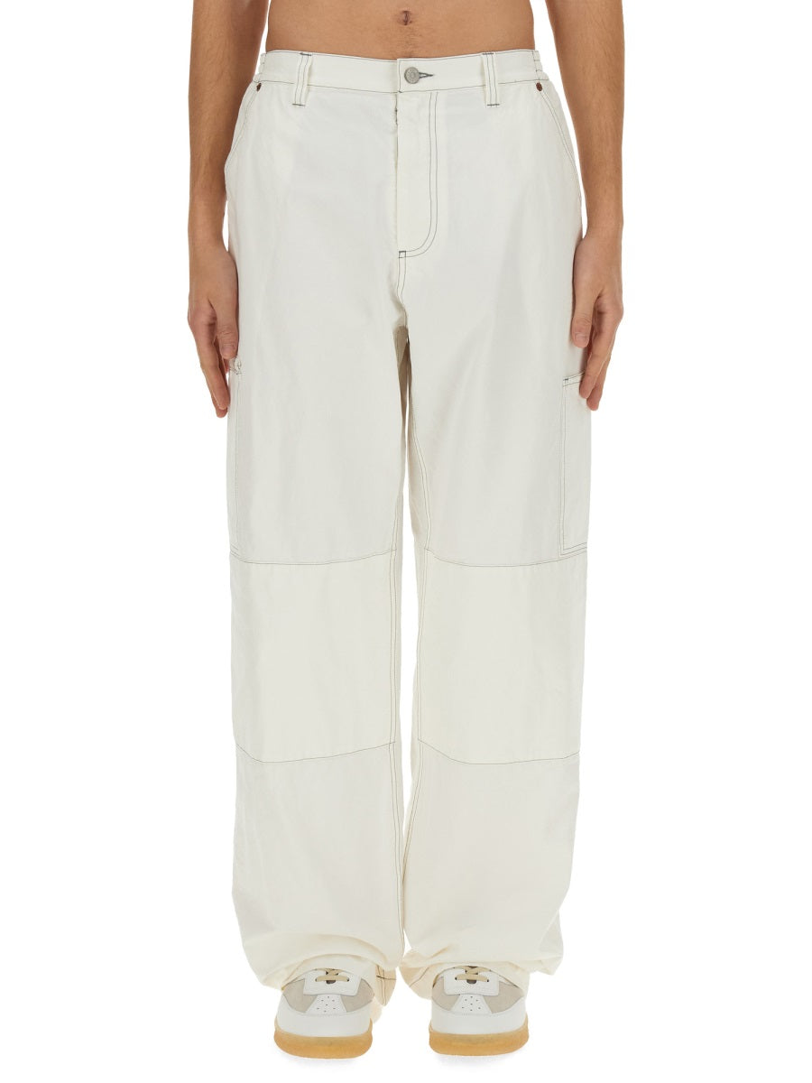 MM6 MAISON MARGIELA Cotton Canvas Pants - Regular Fit