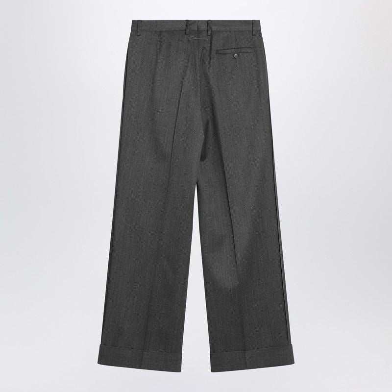 MM6 MAISON MARGIELA Wide Wool-Blend Trousers