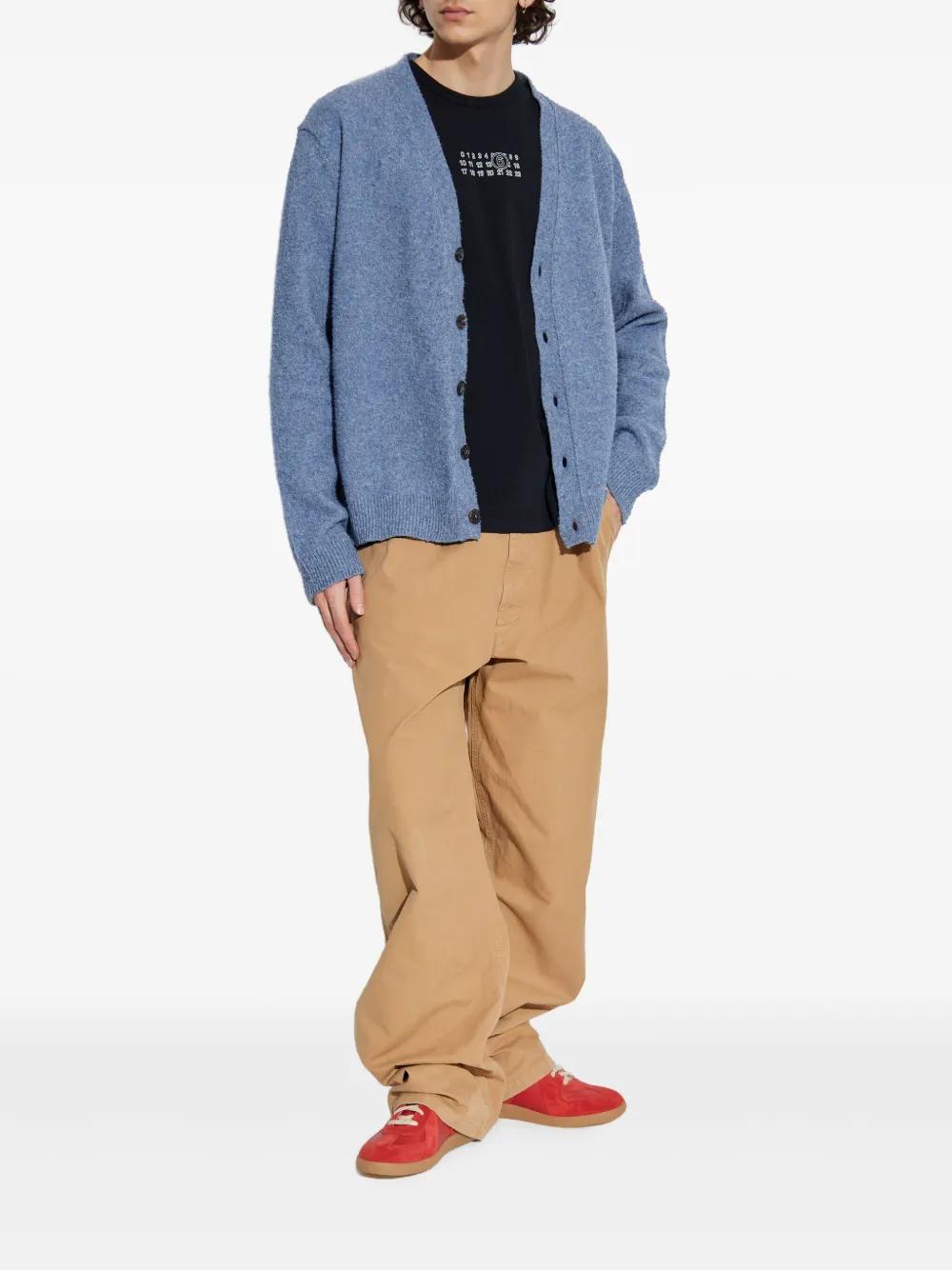 MM6 MAISON MARGIELA Baggy Cotton Pants for Men - FW25 Collection