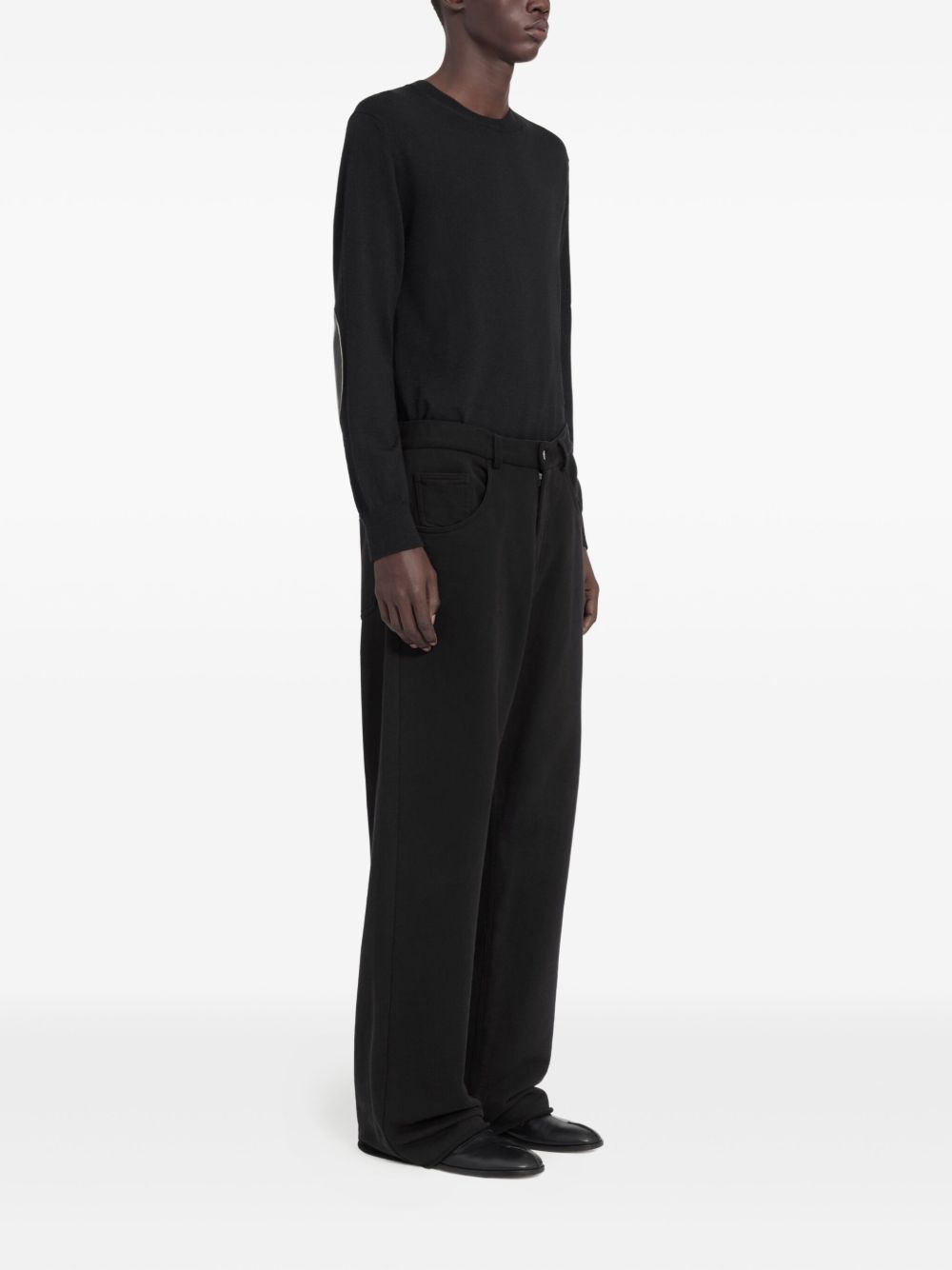 MM6 MAISON MARGIELA Men's Cotton Trousers - Straight Leg Design for FW25