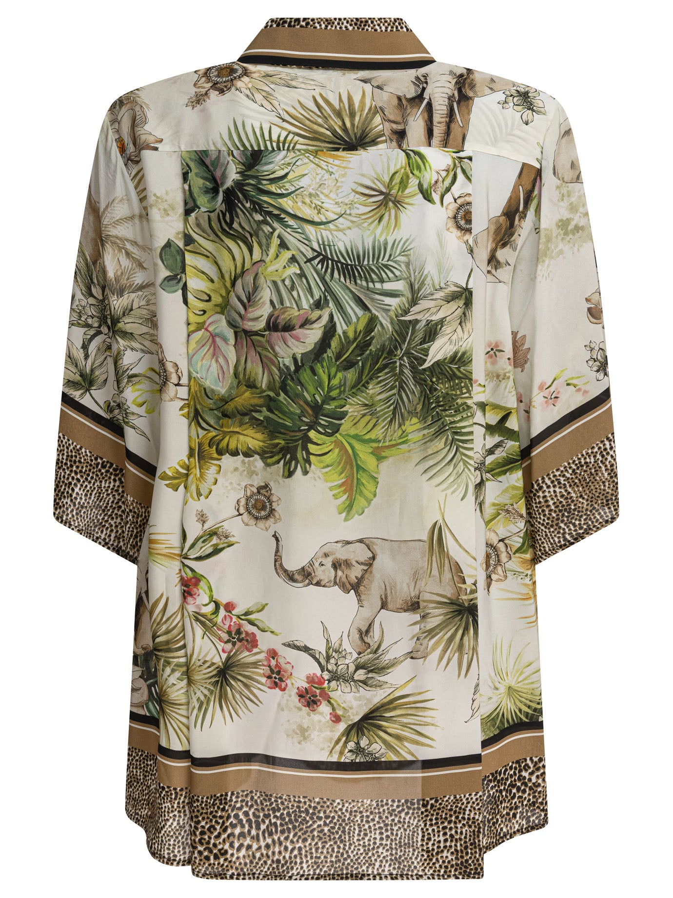 ELIE SAAB Oversized Savannah Print Shirt