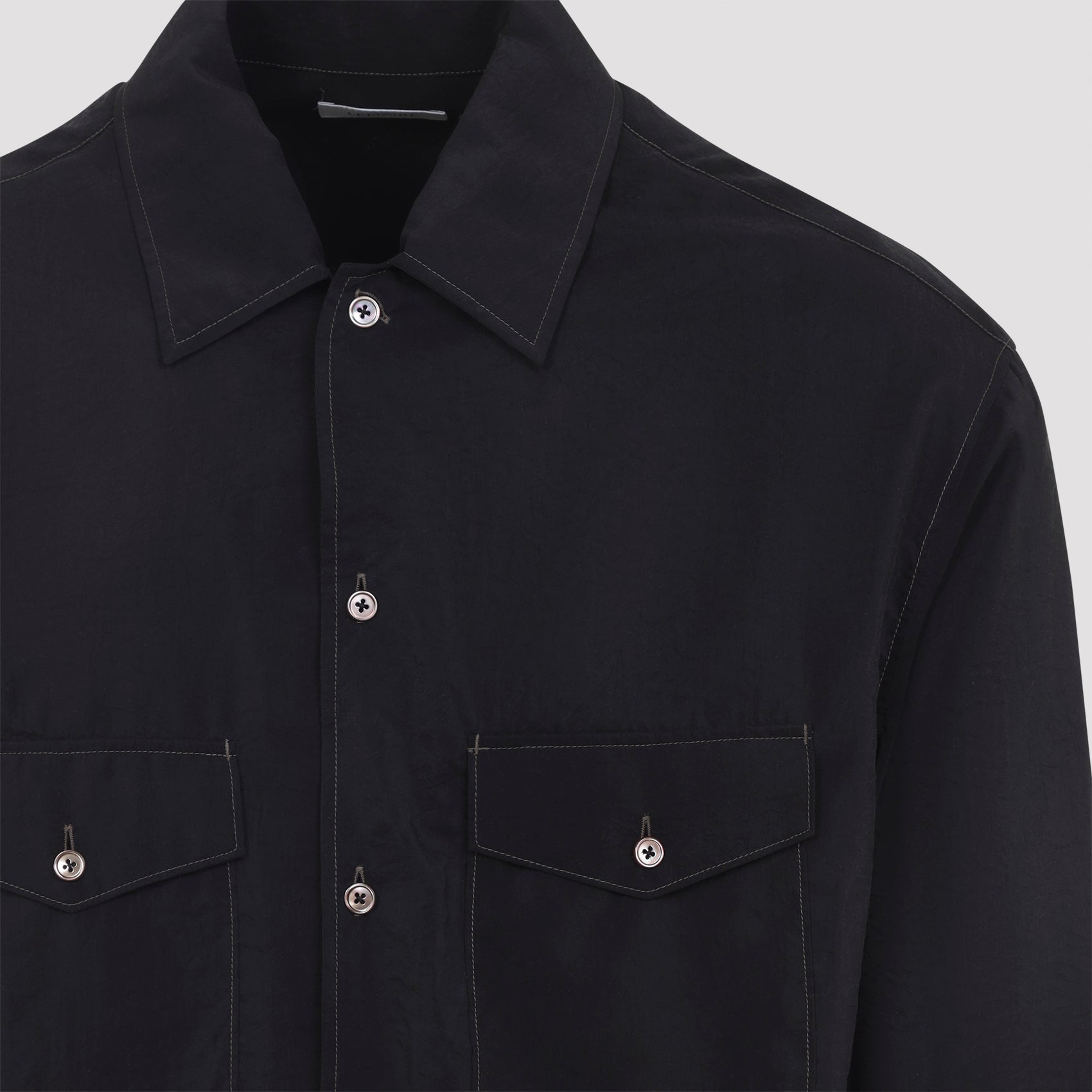 LEMAIRE Convertible Collar Shirt - Size 50