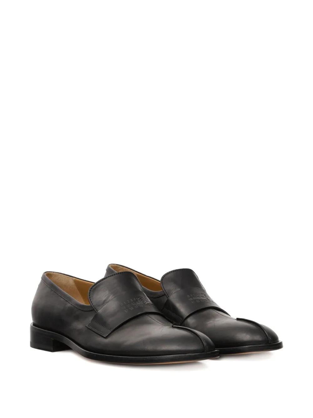 MM6 MAISON MARGIELA Leather Tabi Loafers for Men