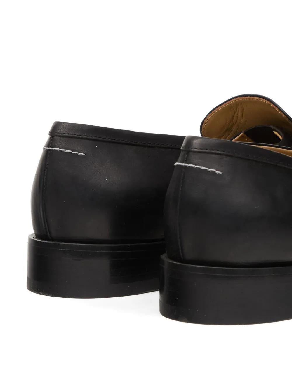 MM6 MAISON MARGIELA Leather Tabi Loafers for Men