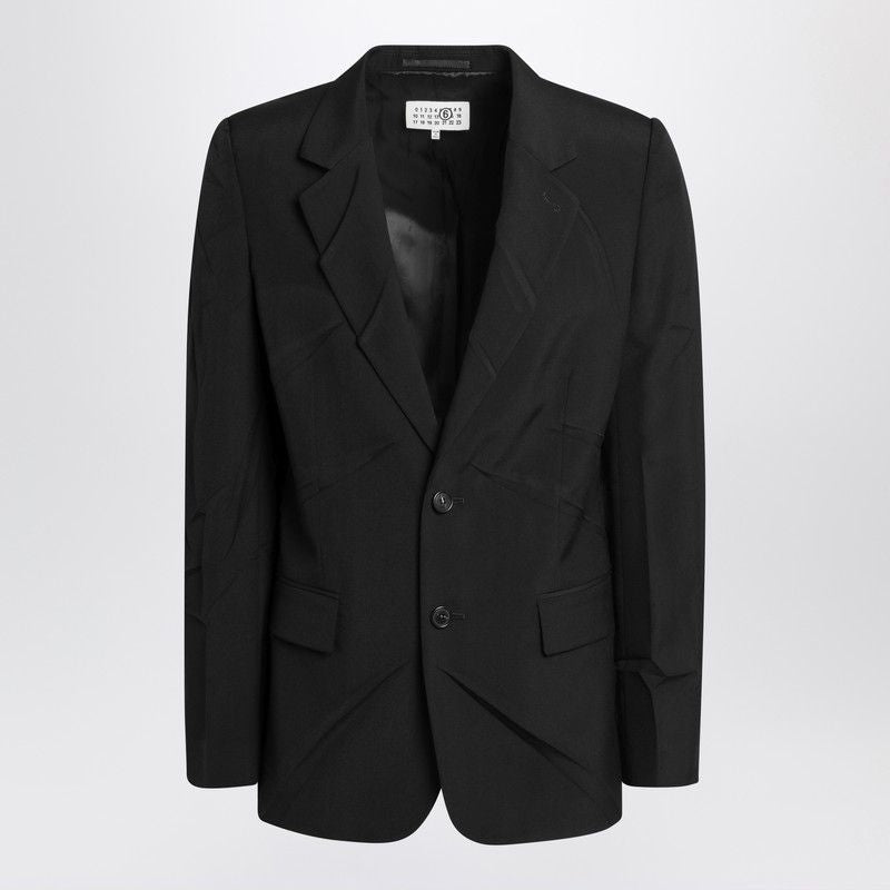 MM6 MAISON MARGIELA Single-Breasted Wool-Blend Jacket for Men