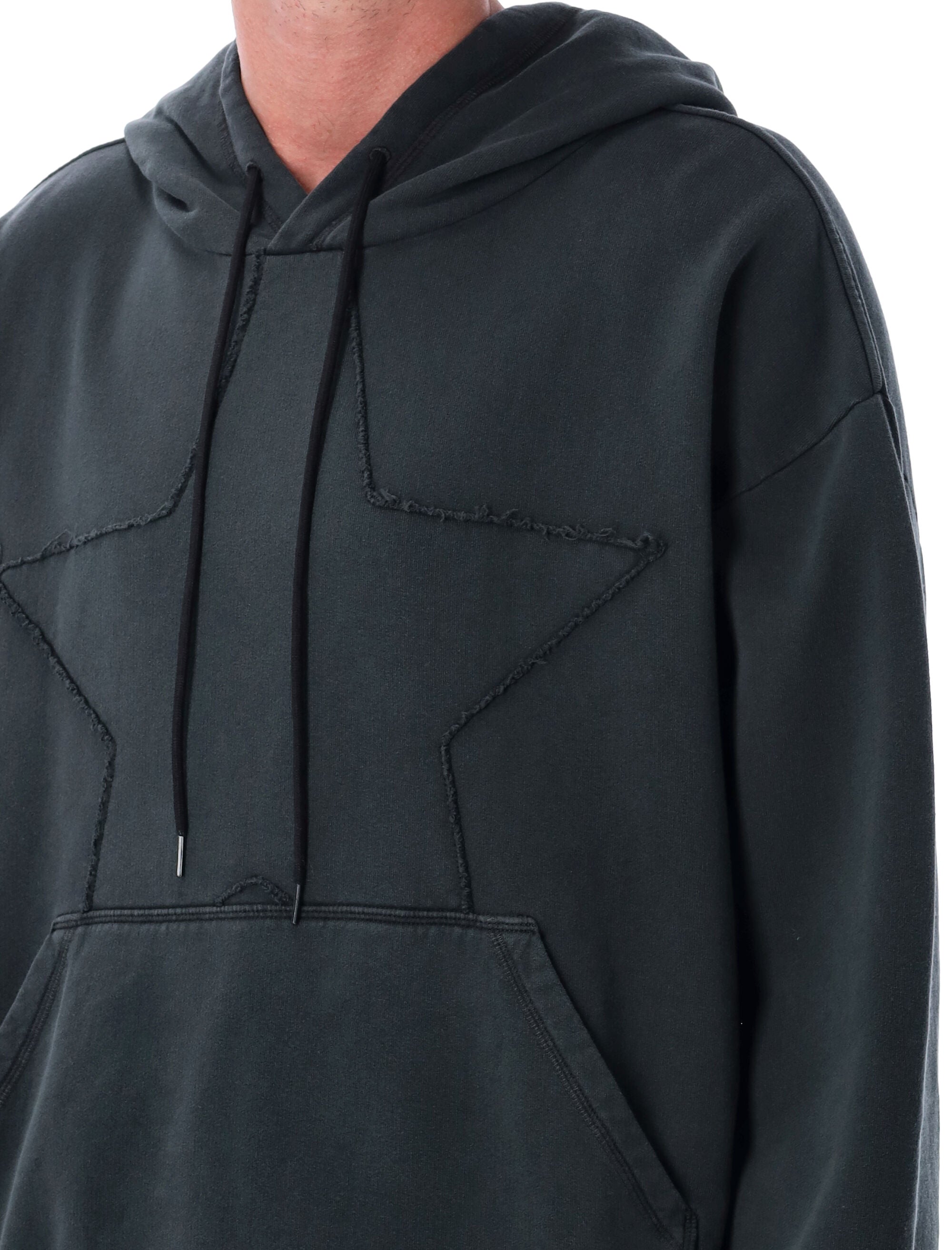 MM6 MAISON MARGIELA Oversized Star Hoodie Sweatshirt - Men's Large