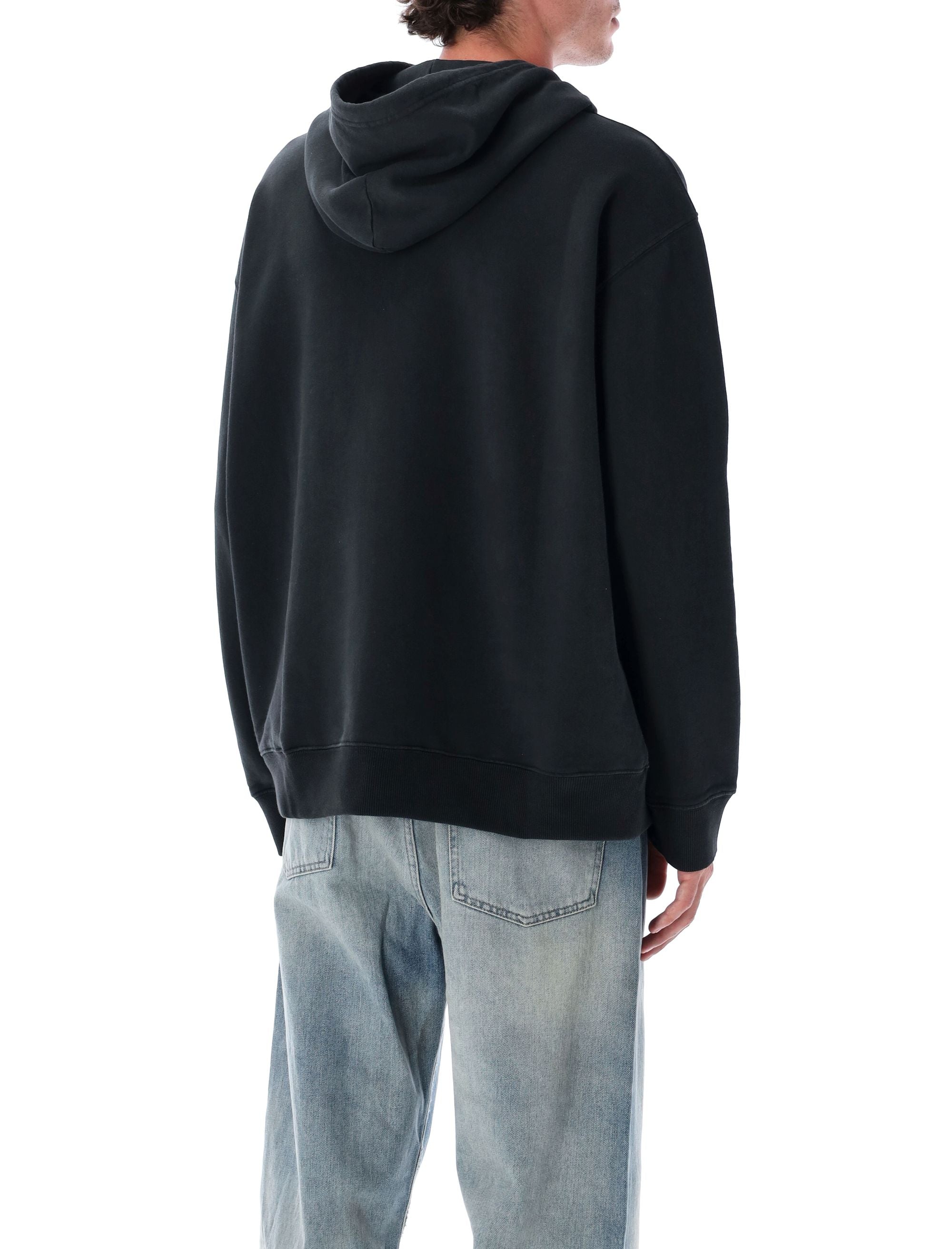 MM6 MAISON MARGIELA Cotton Hoodie with Tonal Numeric Logo - Size L