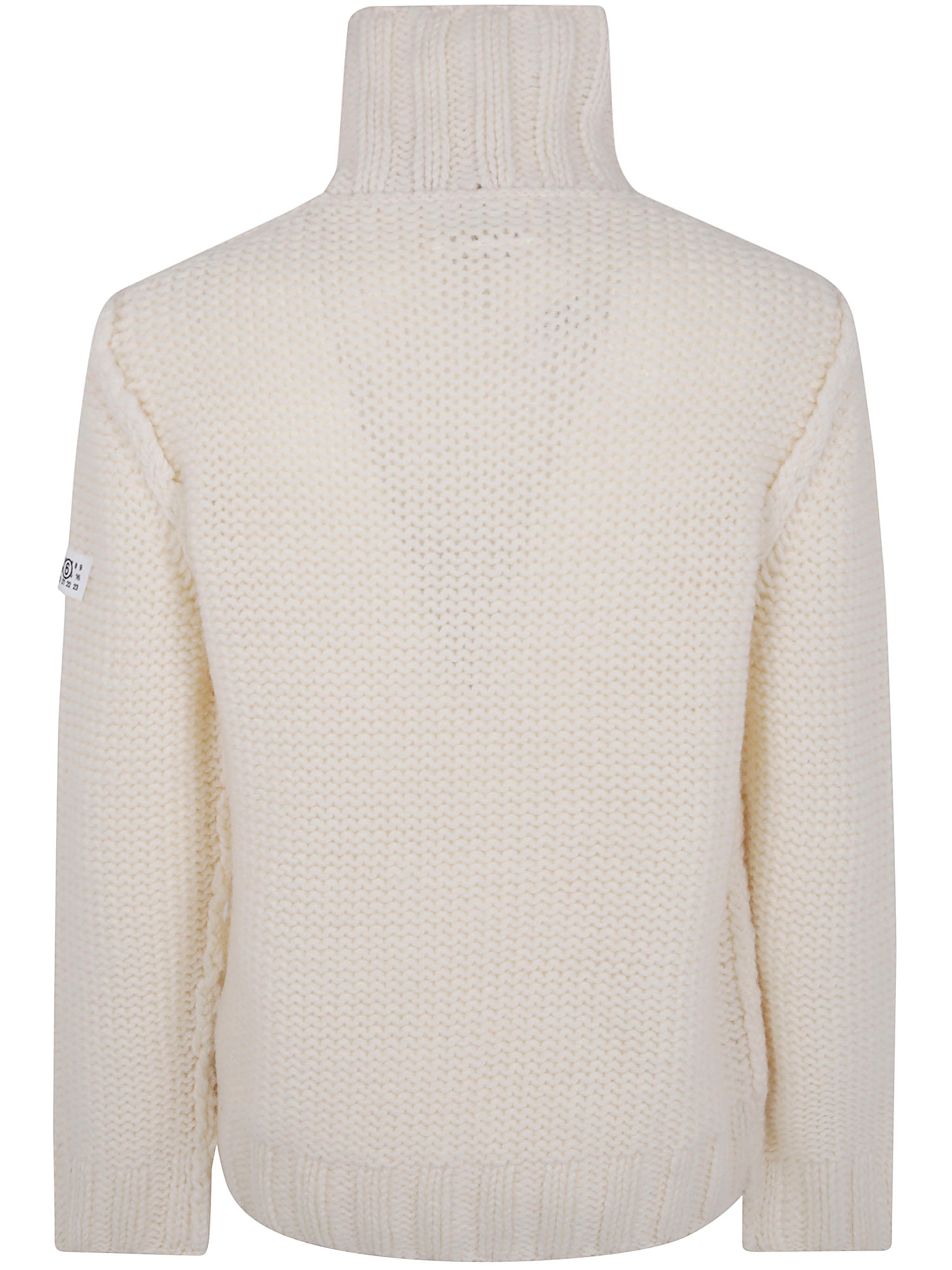 MM6 MAISON MARGIELA Chunky Wool Turtleneck Jumper - Size L