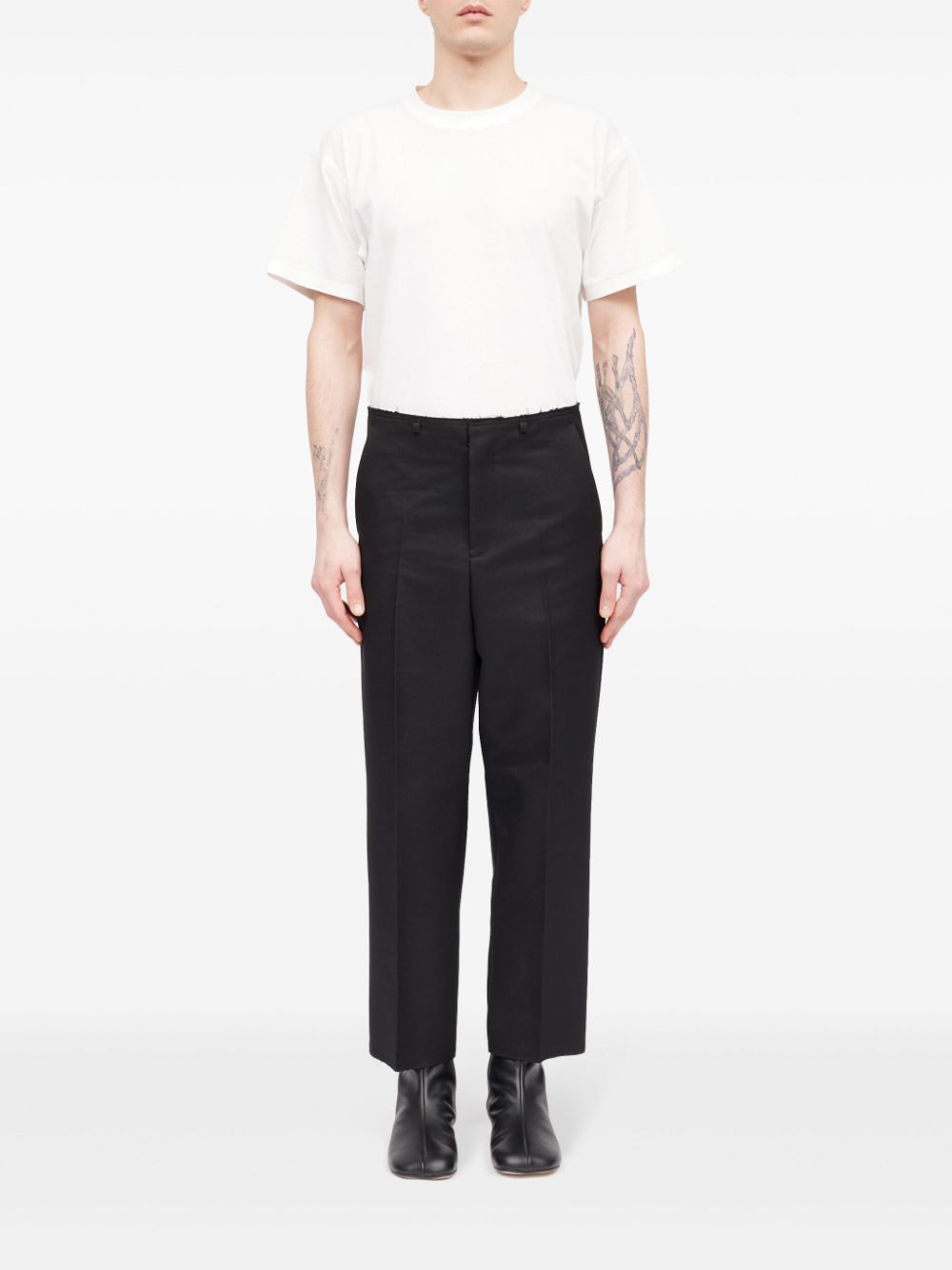 MM6 MAISON MARGIELA Raw Cut Tailored Trousers for Men
