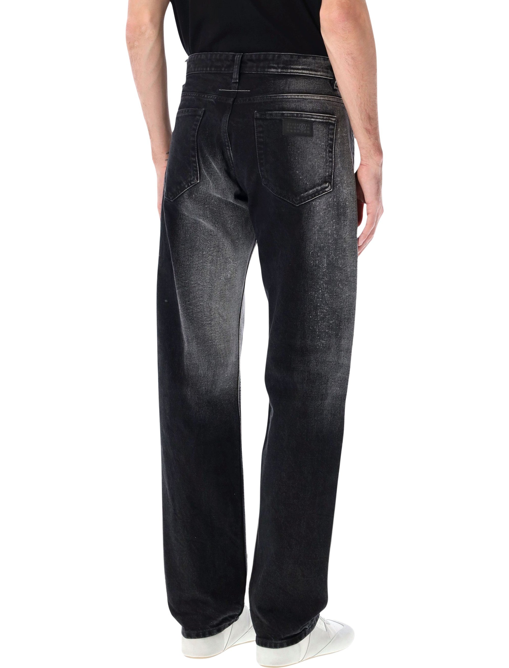 MM6 MAISON MARGIELA Timeless Faded Straight-Leg Jeans