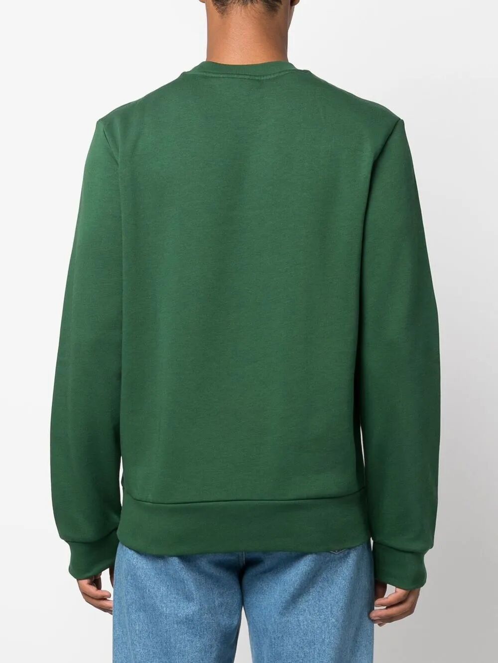 LACOSTE Classic Fit Fleece Crew Neck Sweatshirt