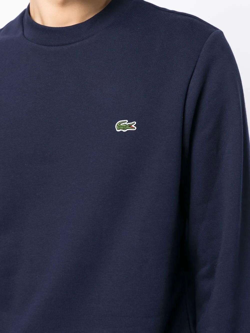 LACOSTE Fleece Crew Neck Sweatshirt for Men - Fall/Winter 2025